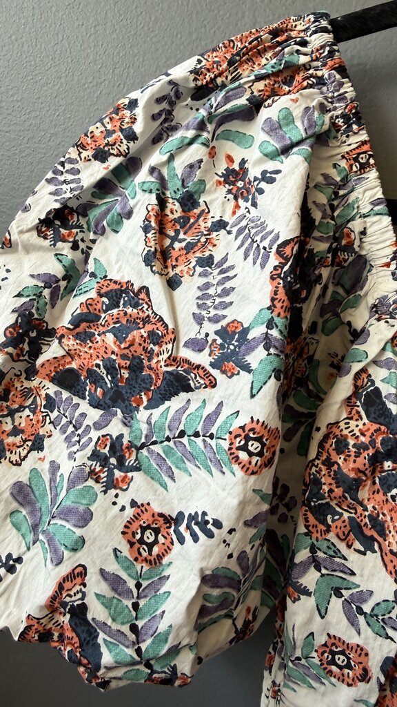 Puff Sleeve Smocked Blouse