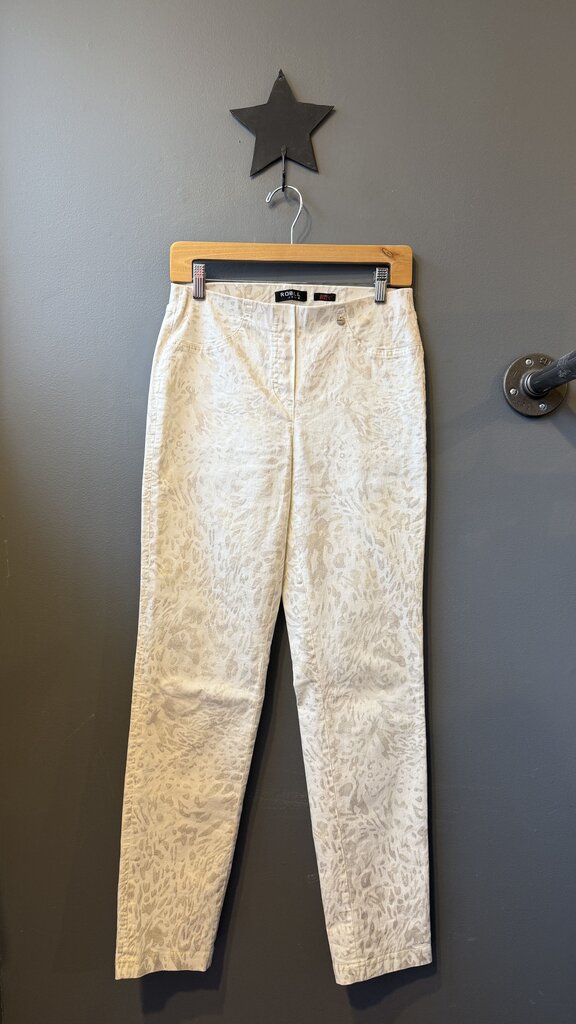 Metallic Stretch Slim Pants