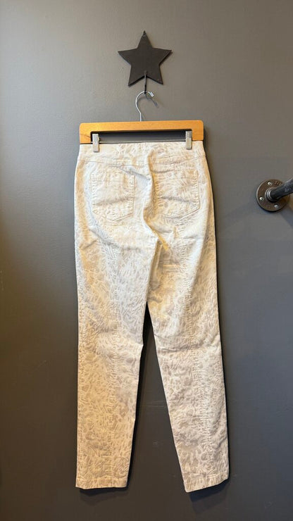 Metallic Stretch Slim Pants