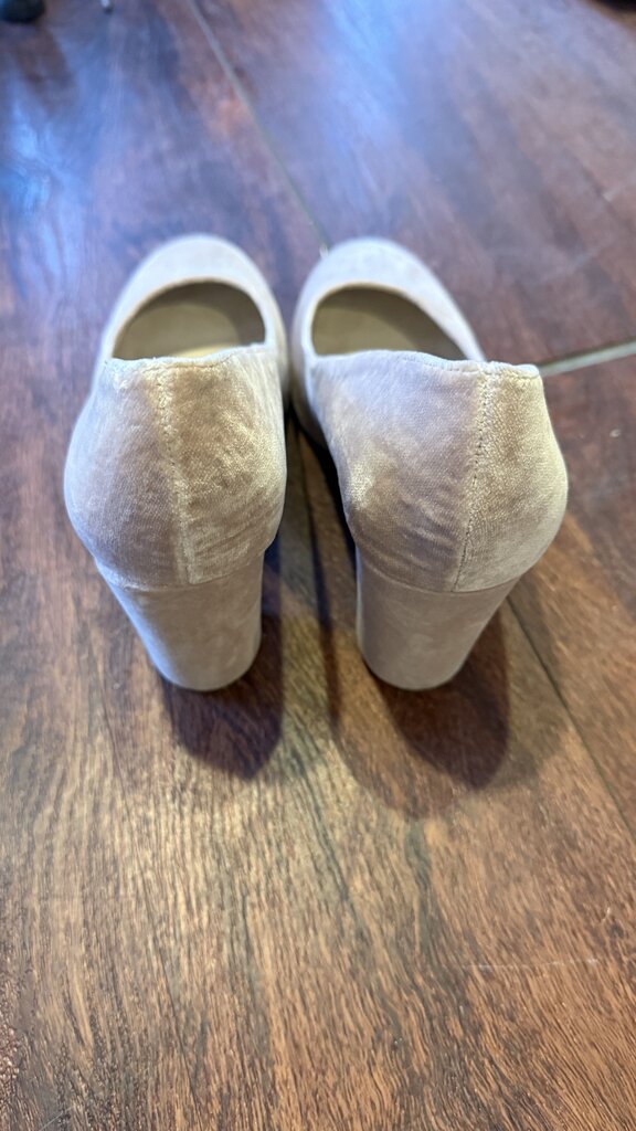 Velvet Block Heels