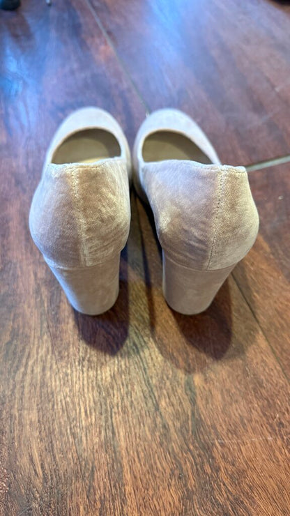Velvet Block Heels