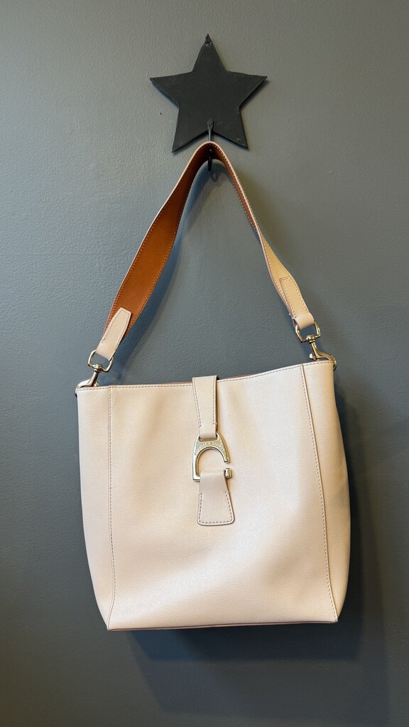 Leather Bucket Tote