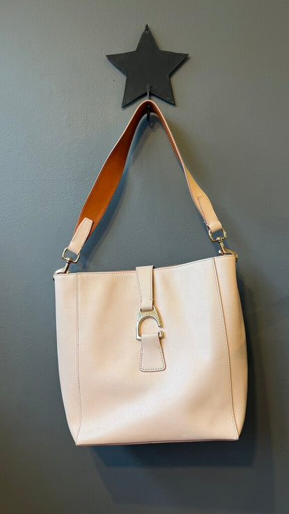 Leather Bucket Tote