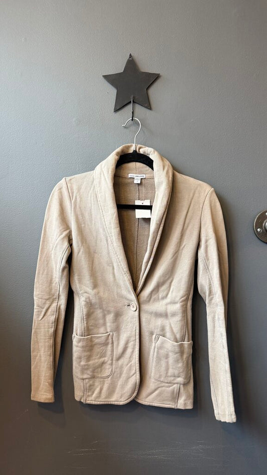Shawl Collar Sweatshirt Blazer
