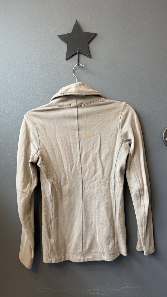 Shawl Collar Sweatshirt Blazer