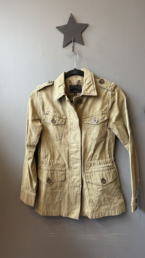 Petite Canvas Cargo Pocket Jacket