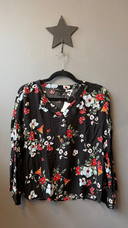 Floral Popover Blouse