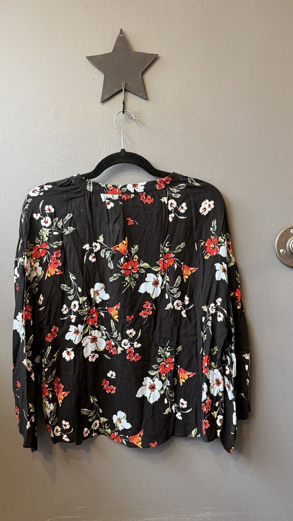 Floral Popover Blouse