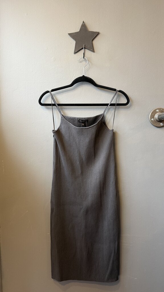 Ribbed Midi Sheath Dress