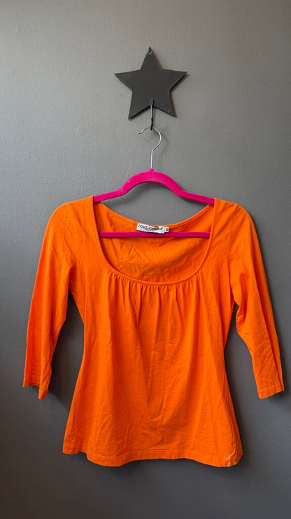 Scoop Neck 3/4 Sleeve TShirt