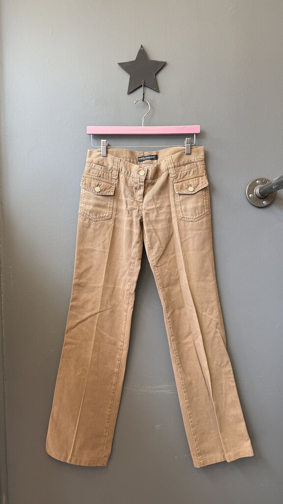 Patch Pocket y2k Bootcut Pants