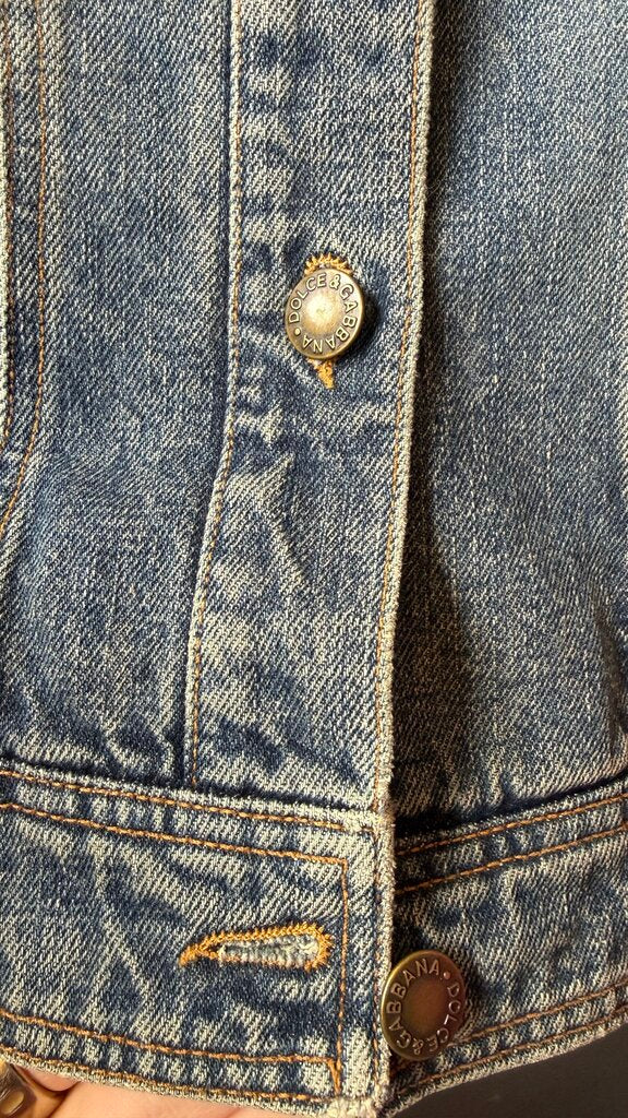 Lady Collar Denim Jacket