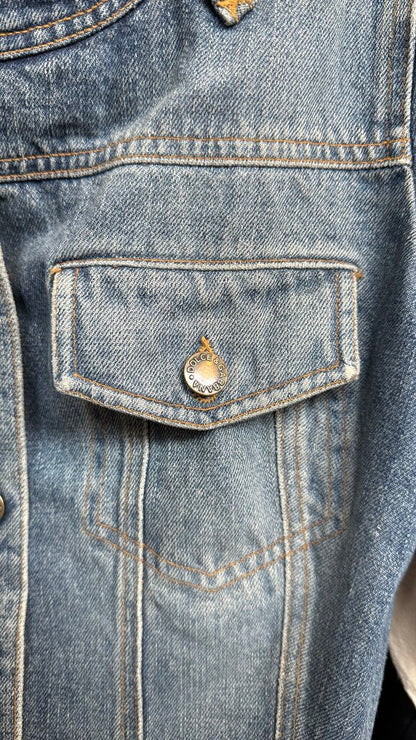 Lady Collar Denim Jacket