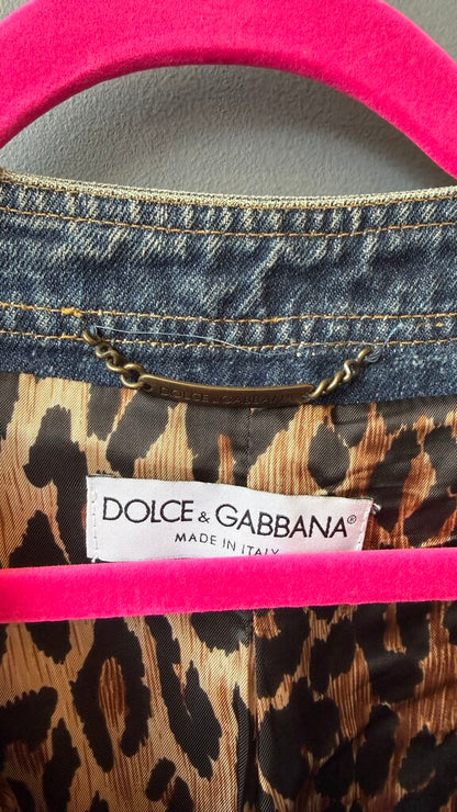 Lady Collar Denim Jacket