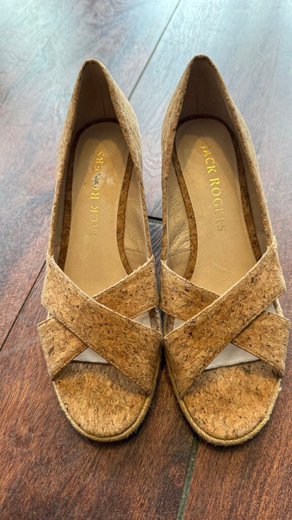 Cork Espadrille Wedges