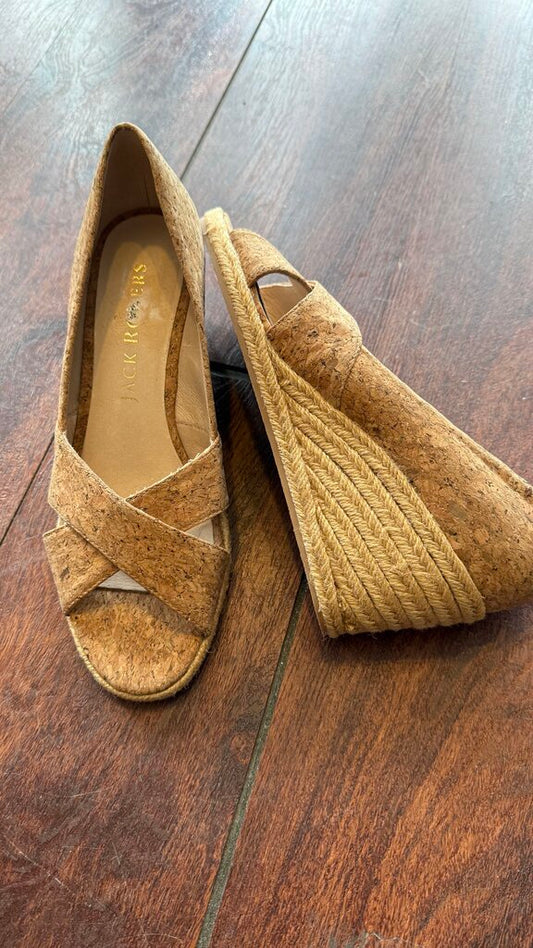 Cork Espadrille Wedges