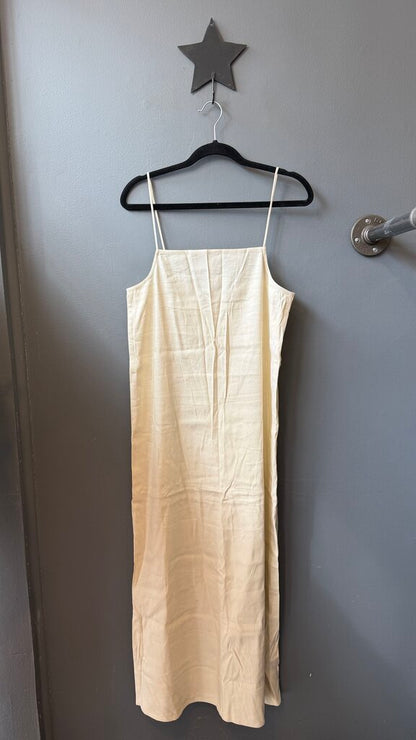Linen Blend Maxi Dress