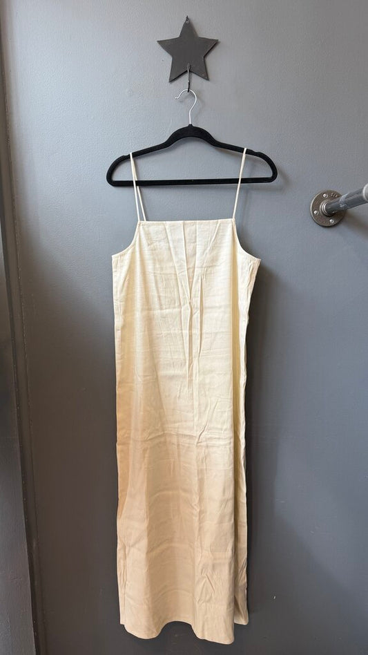 Linen Blend Maxi Dress