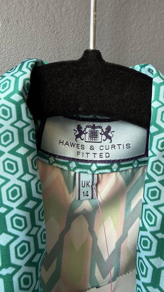 Satin Print Pussy Bow Blouse