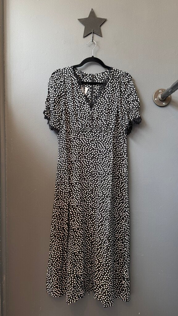 Polka Dot Midi Dress