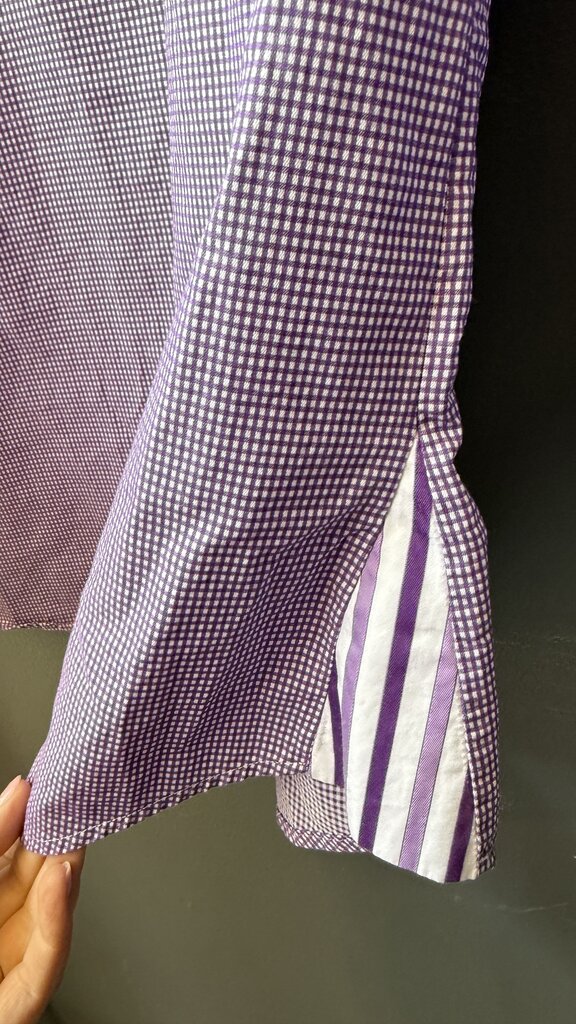 Popover Check Tunic Top