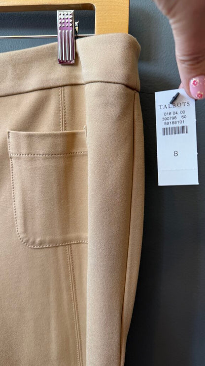 Ponte Patch Pocket Wide Leg Pants