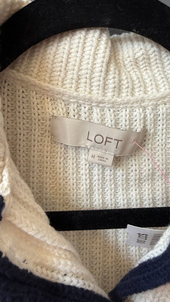Ribbed Gold Button Cardigan Sweater