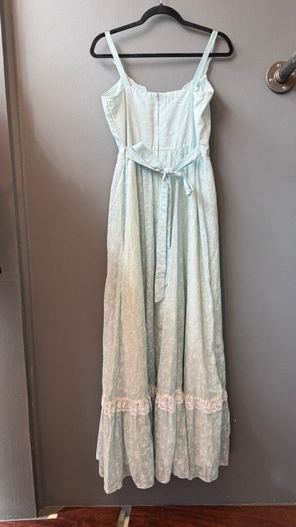Vintage Floral Maxi Dress + Jacket