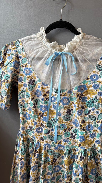 Vintage Floral Maxi Dress