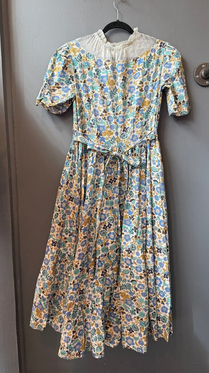 Vintage Floral Maxi Dress