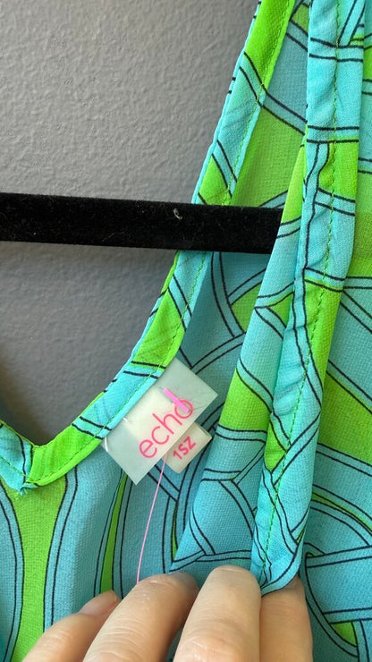 Drawstring Sheer Coverup