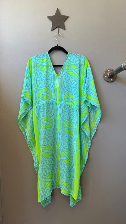 Drawstring Sheer Coverup
