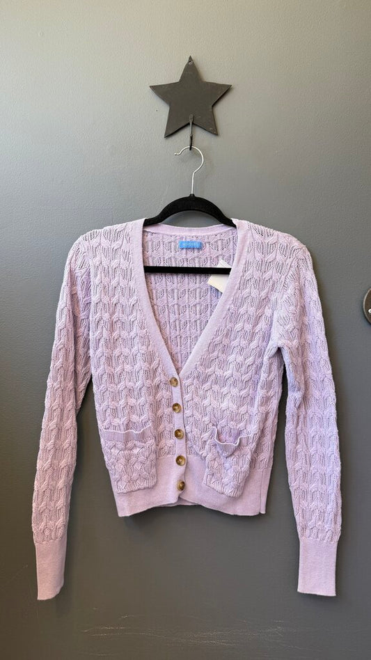 Pointelle Cardigan Sweater