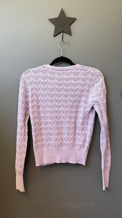 Pointelle Cardigan Sweater