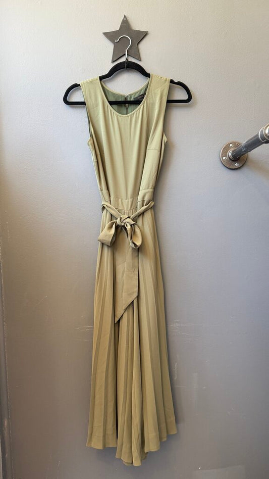 Pleated Wide Leg Jumpsuit