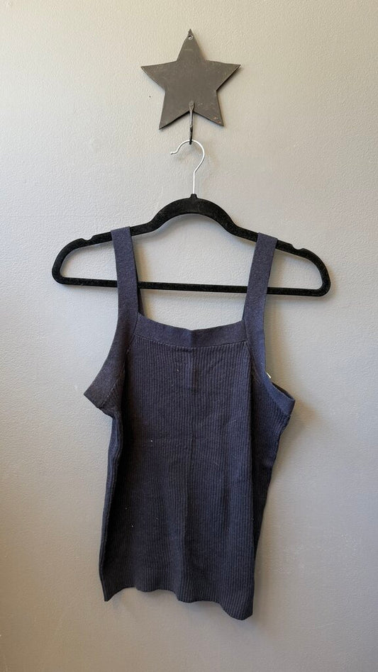 Ribbed Sweater Tank Top