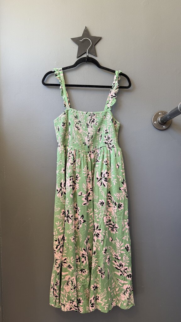 Smocked Midi Dress