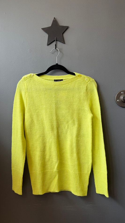 Mohair Blend Boatneck Sweater