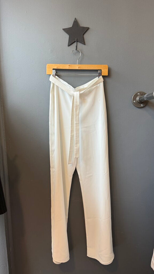 Wide Leg Tie Waist Pants