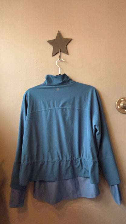 Zip Up Layered Jacket
