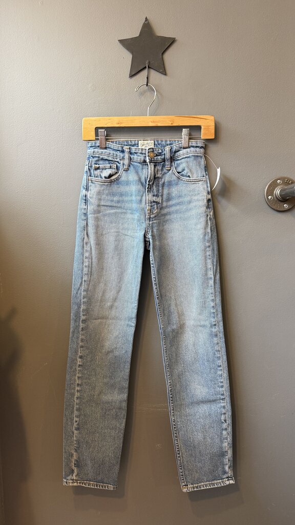 Straight Leg High Rise Jeans