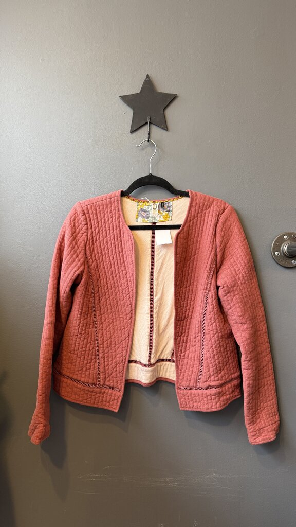 Quilted Eyelet Jacket
