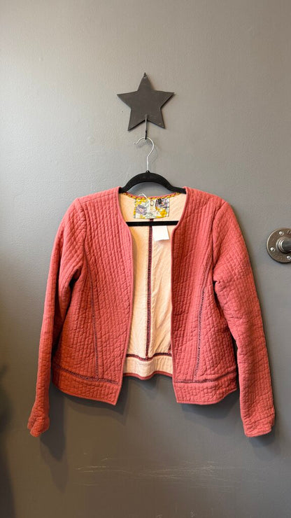 Quilted Eyelet Jacket