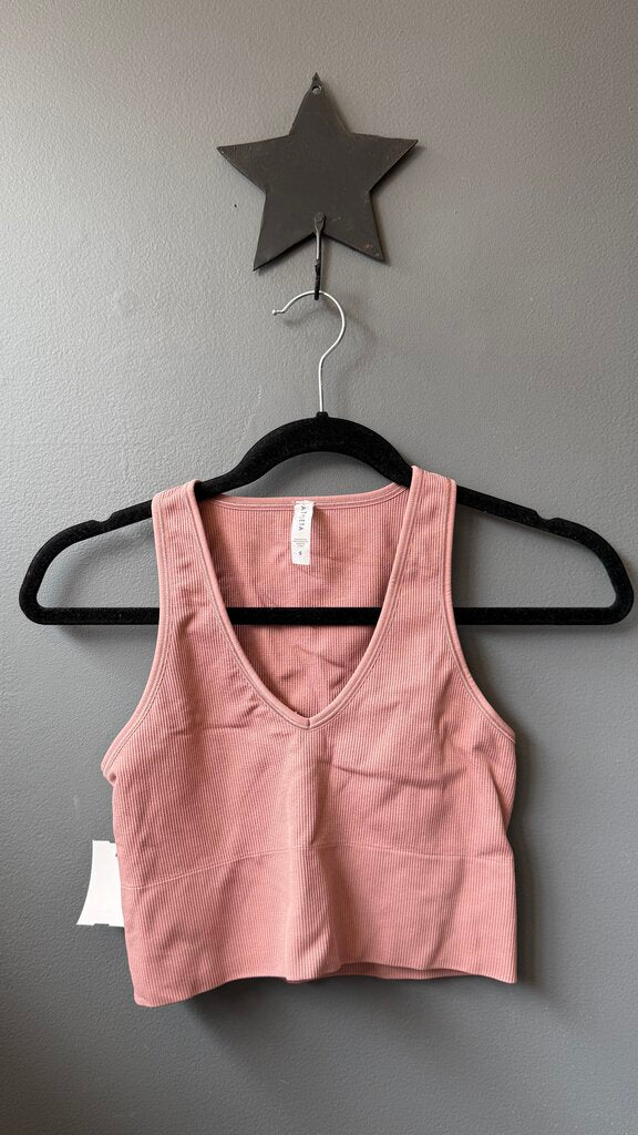 Ribbed Bra Crop Tank