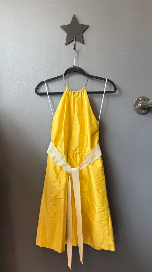 Silk Halter Neck Dress