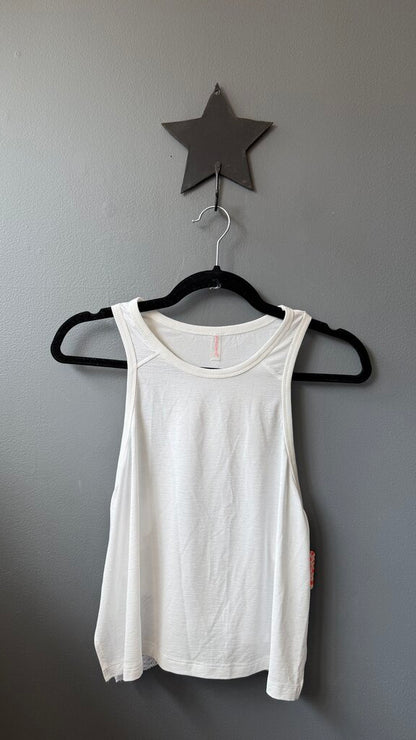 Mesh Back Crop Tank Top