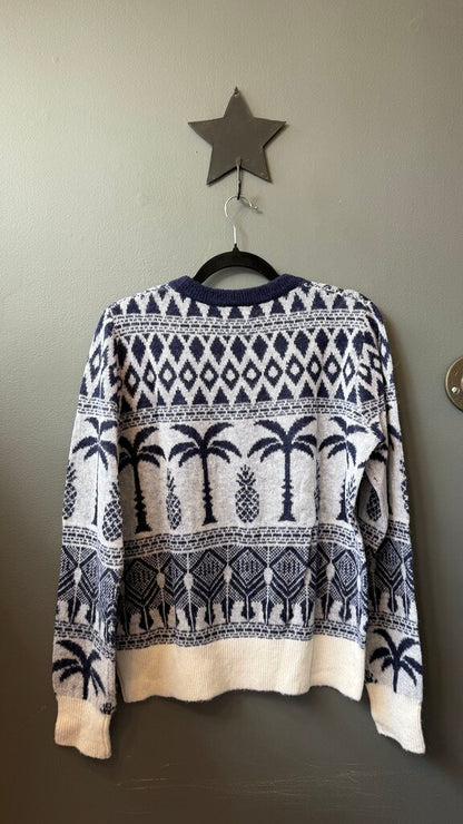 Palm Tree Pineapple Sweater