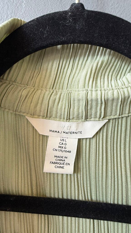 Pleated Pants + Button Up Shirt Set