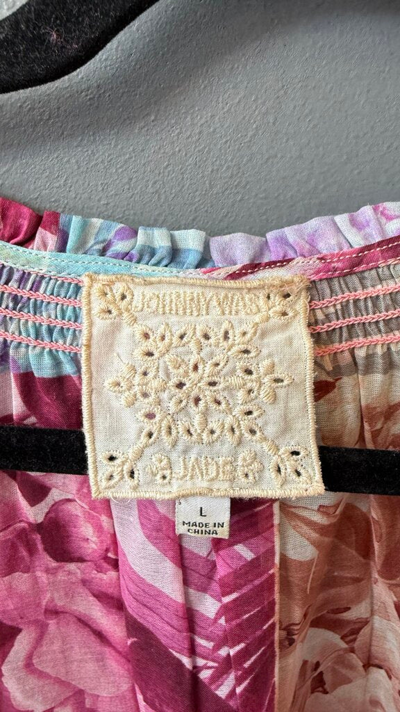 Cotton Silk Floral Blouse