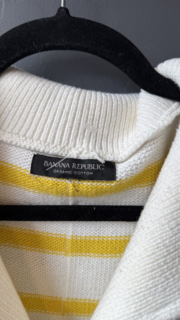 Stripe 1/4 Zip Sweater